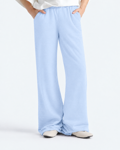 Bootcut Fleece Trouser - Powder Blue