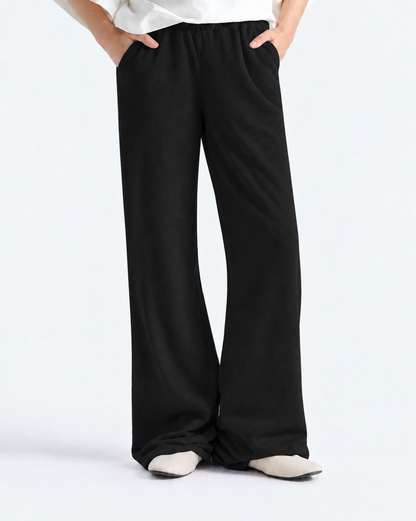 Bootcut Fleece Trouser - Black
