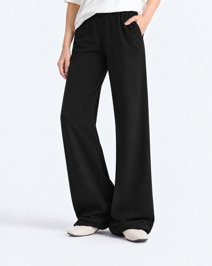 Bootcut Fleece Trouser - Black