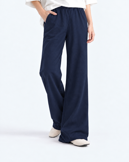 Bootcut Fleece Trouser - Navy