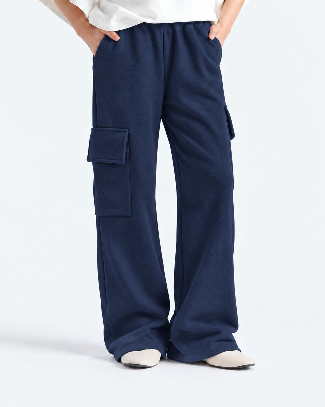 Utility Fleece Trouser - Navy