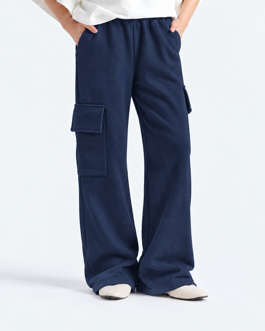 Utility Fleece Trouser - Navy