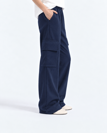 Utility Fleece Trouser - Navy
