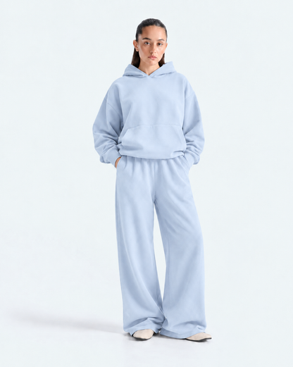 Oversized Boxy Tracksuit - Powder Blue