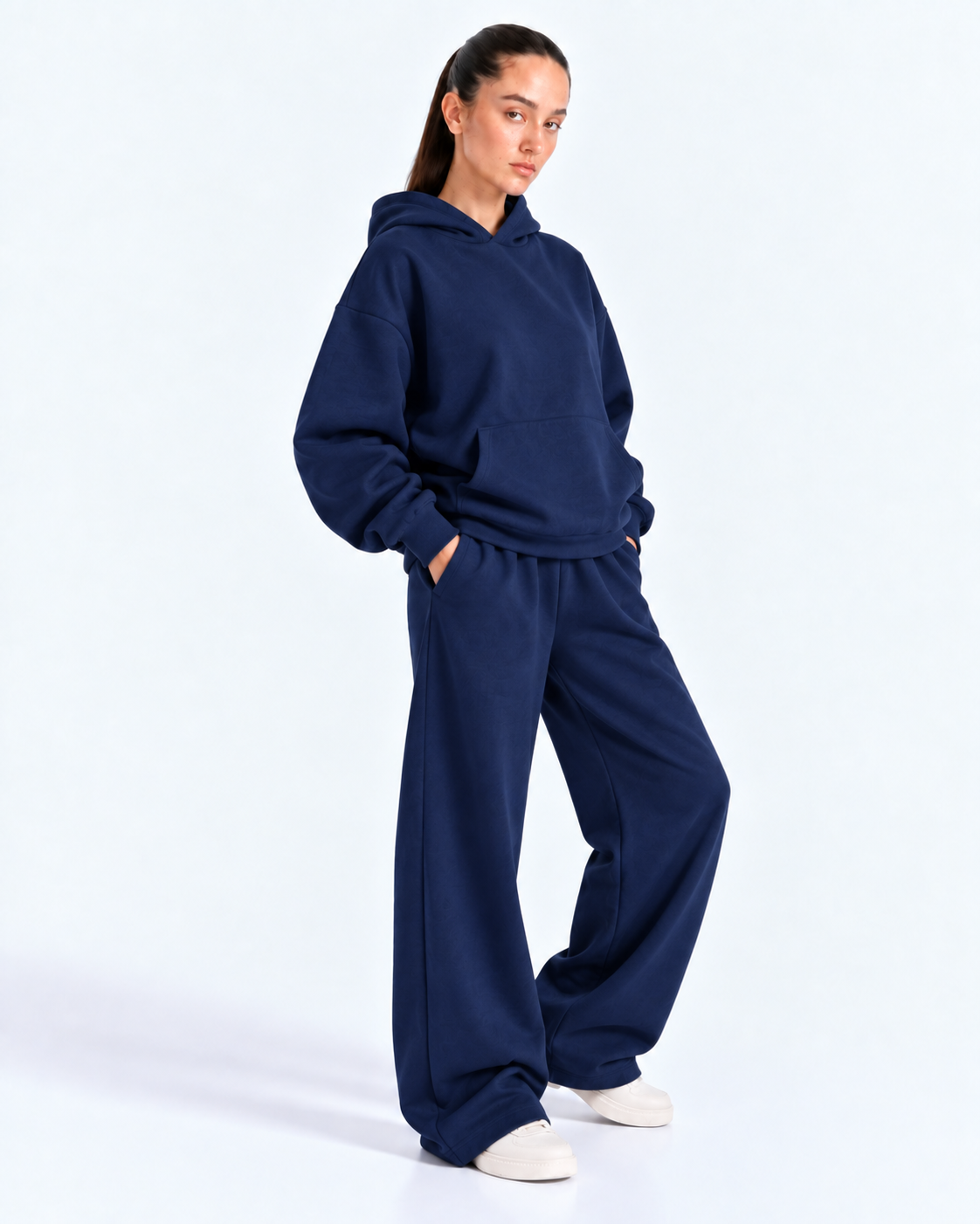 Oversized Boxy Tracksuit - Navy
