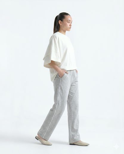 SoftStride Terry Trouser - Heather Grey