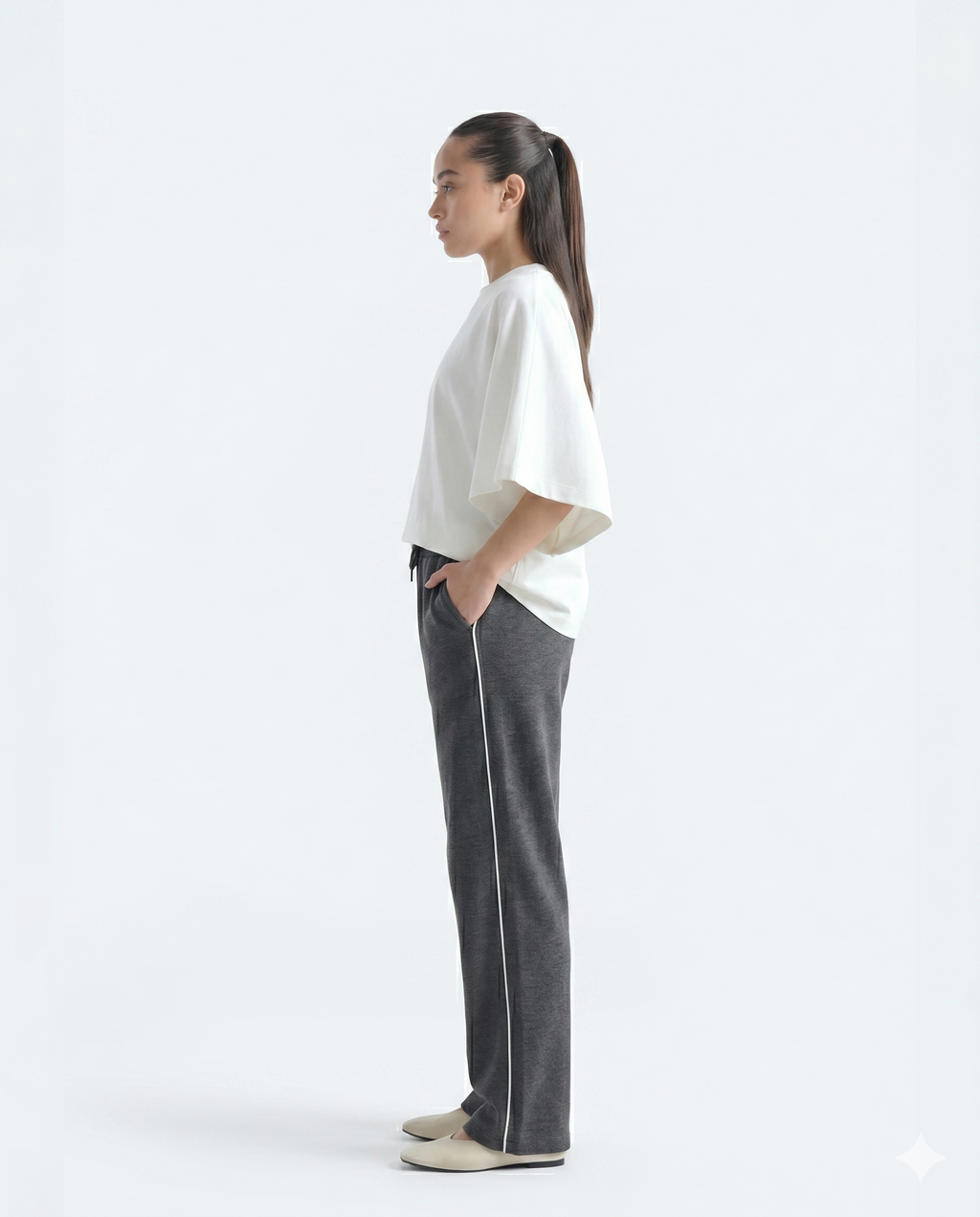SoftStride Terry Trouser - Charcoal Grey