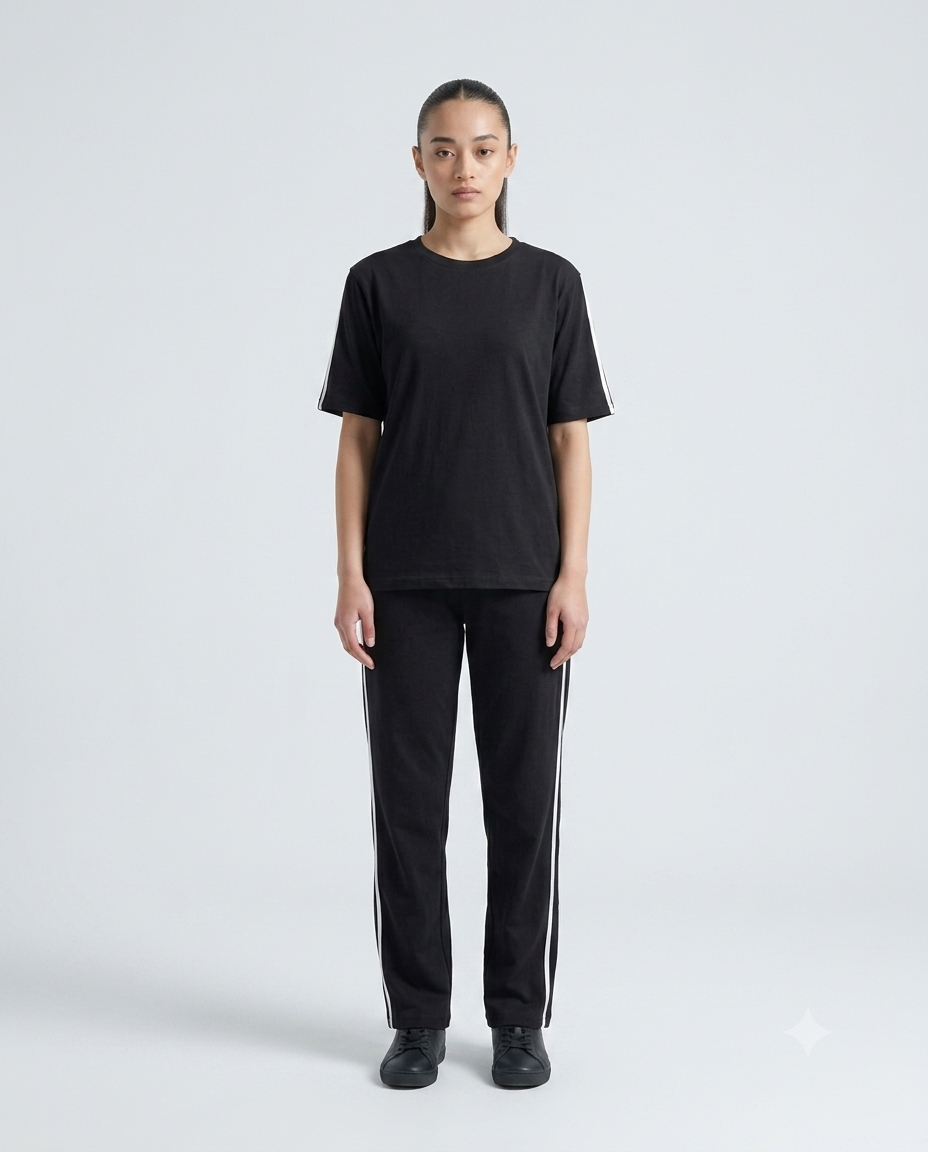 Monochrome Edge Tracksuit