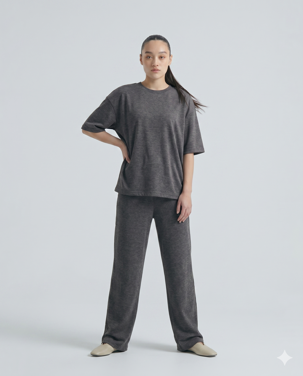 Oversized Set - Charcoal Grey