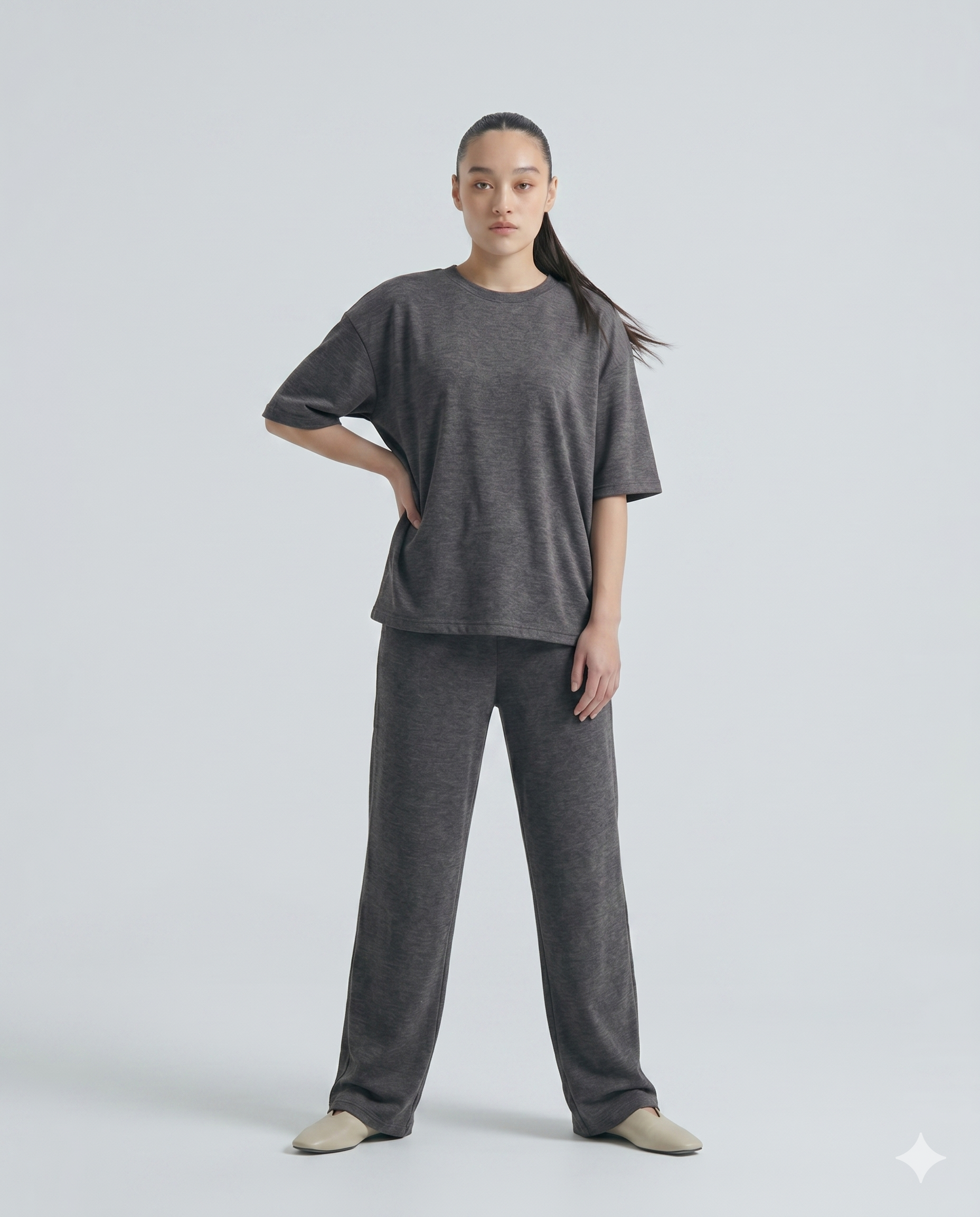 Oversized Set - Charcoal Grey