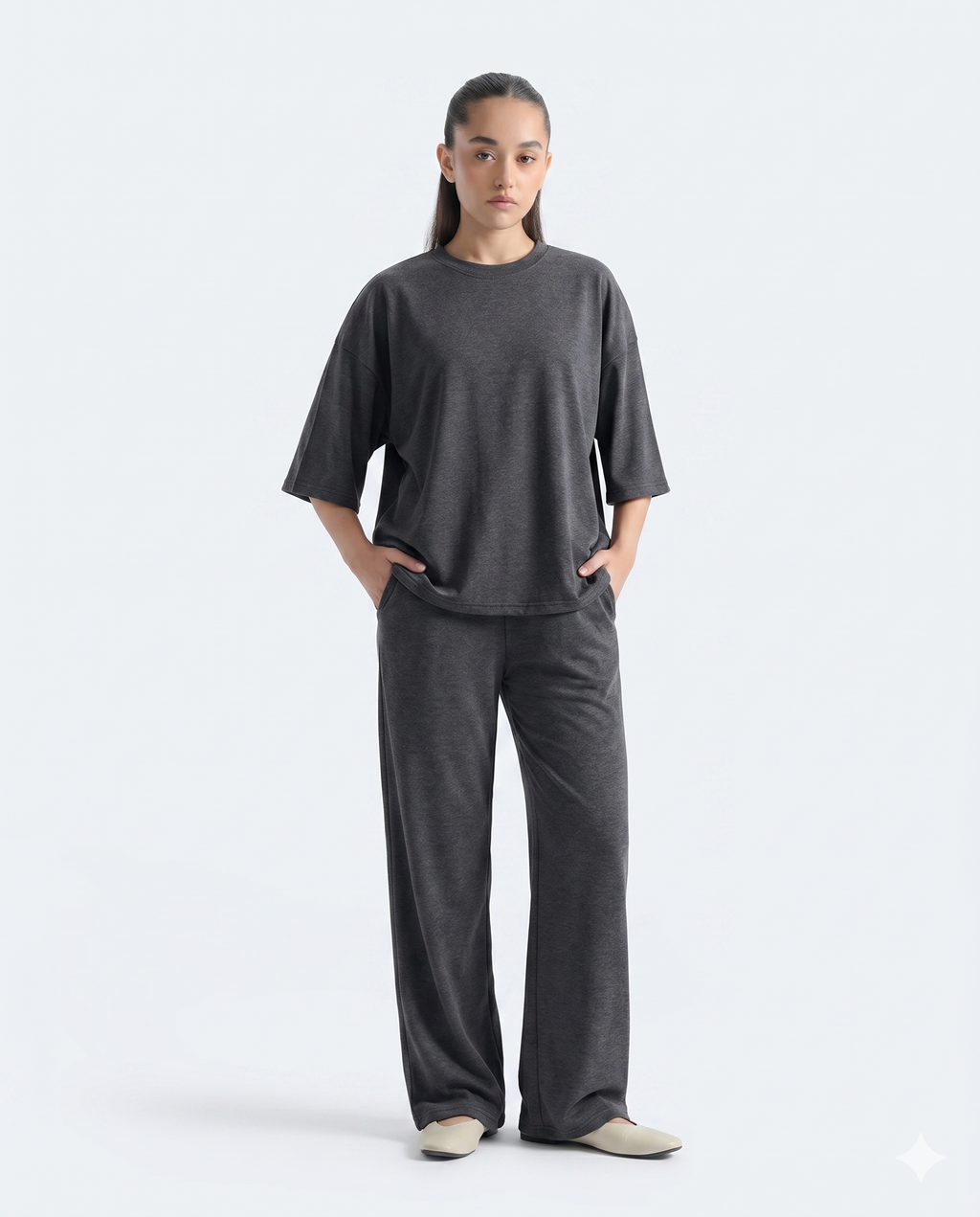 Oversized Set - Charcoal Grey
