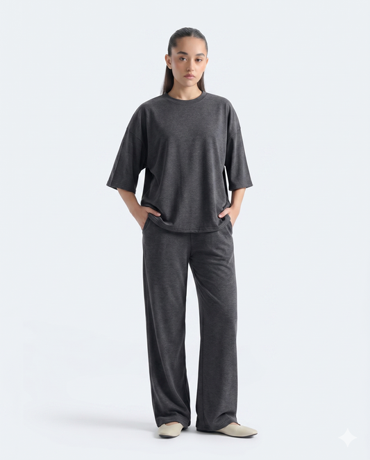 Oversized Set - Charcoal Grey