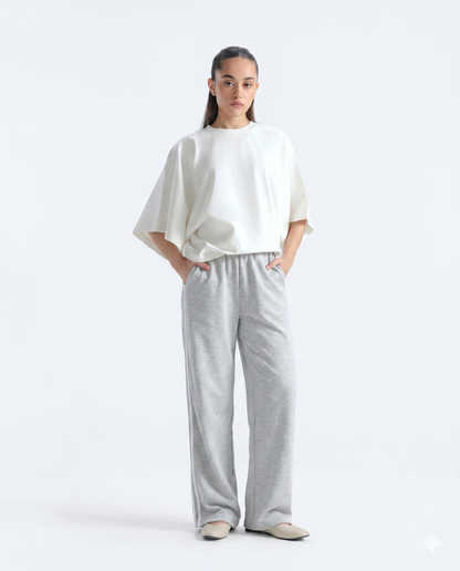 SoftStride Terry Trouser - Heather Grey