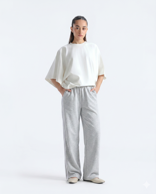 SoftStride Terry Trouser - Heather Grey