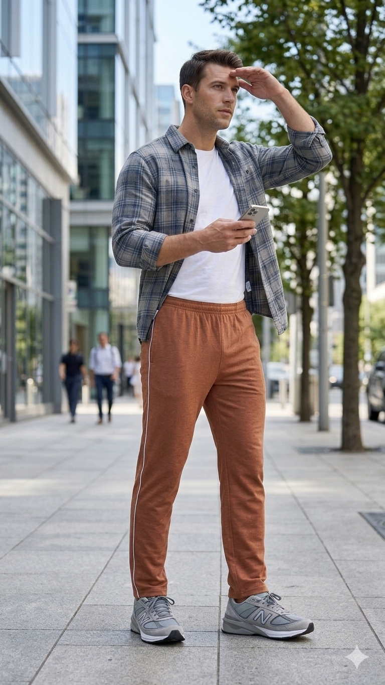 CoreLine Trouser - Rust Brown
