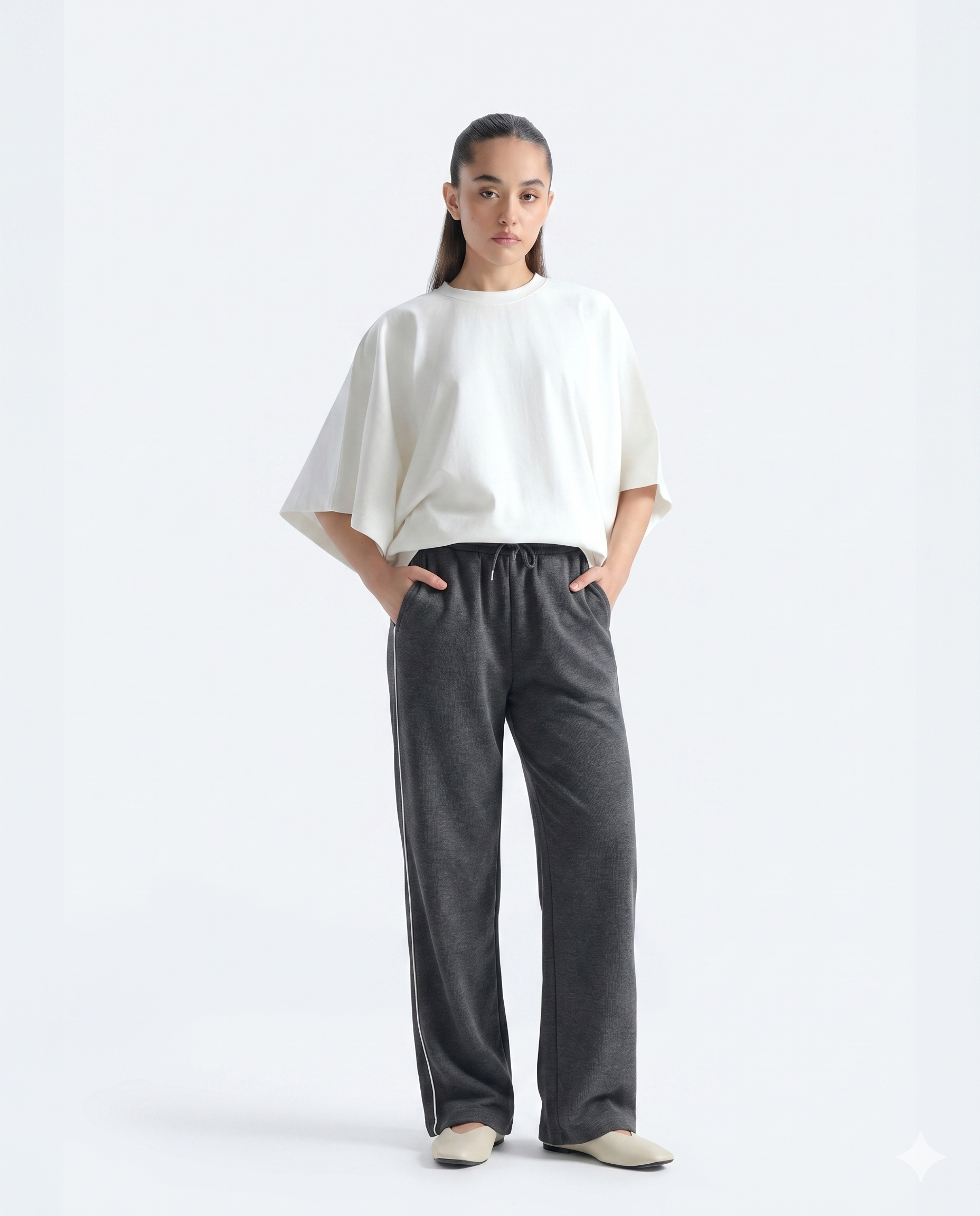 SoftStride Terry Trouser - Charcoal Grey