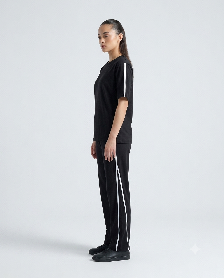 Monochrome Edge Tracksuit