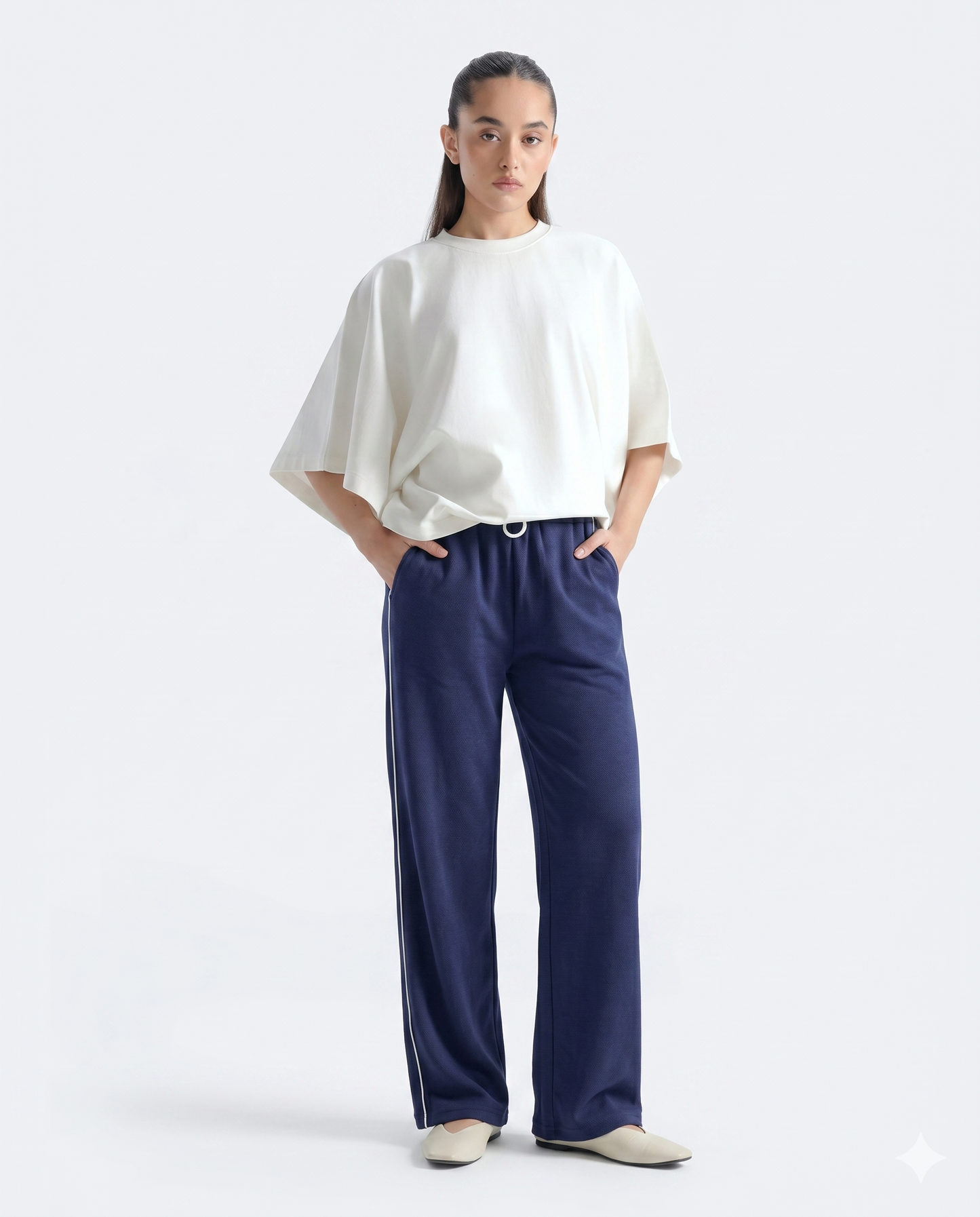 SoftStride Terry Trouser - Navy