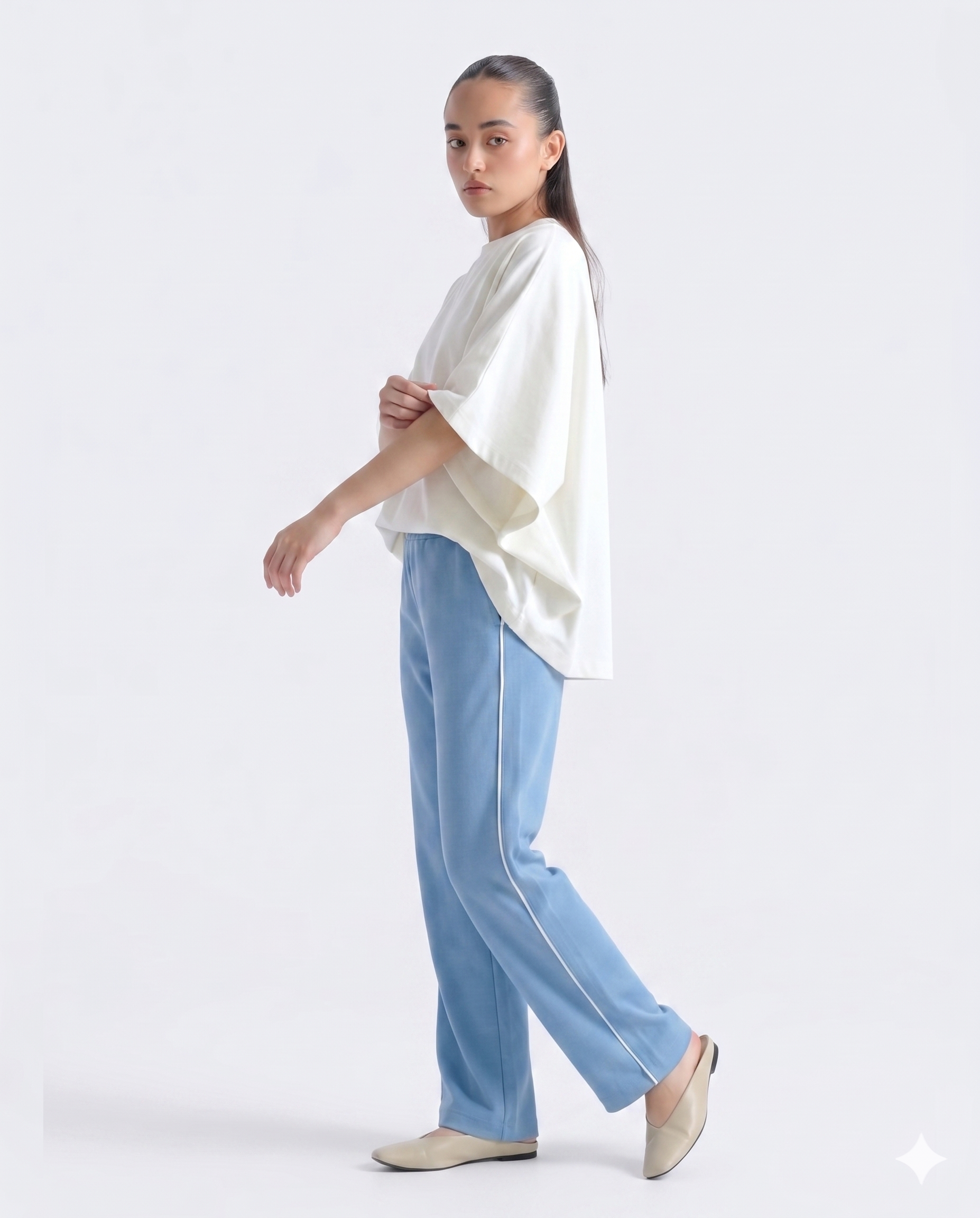 SoftStride Terry Trouser - Blue
