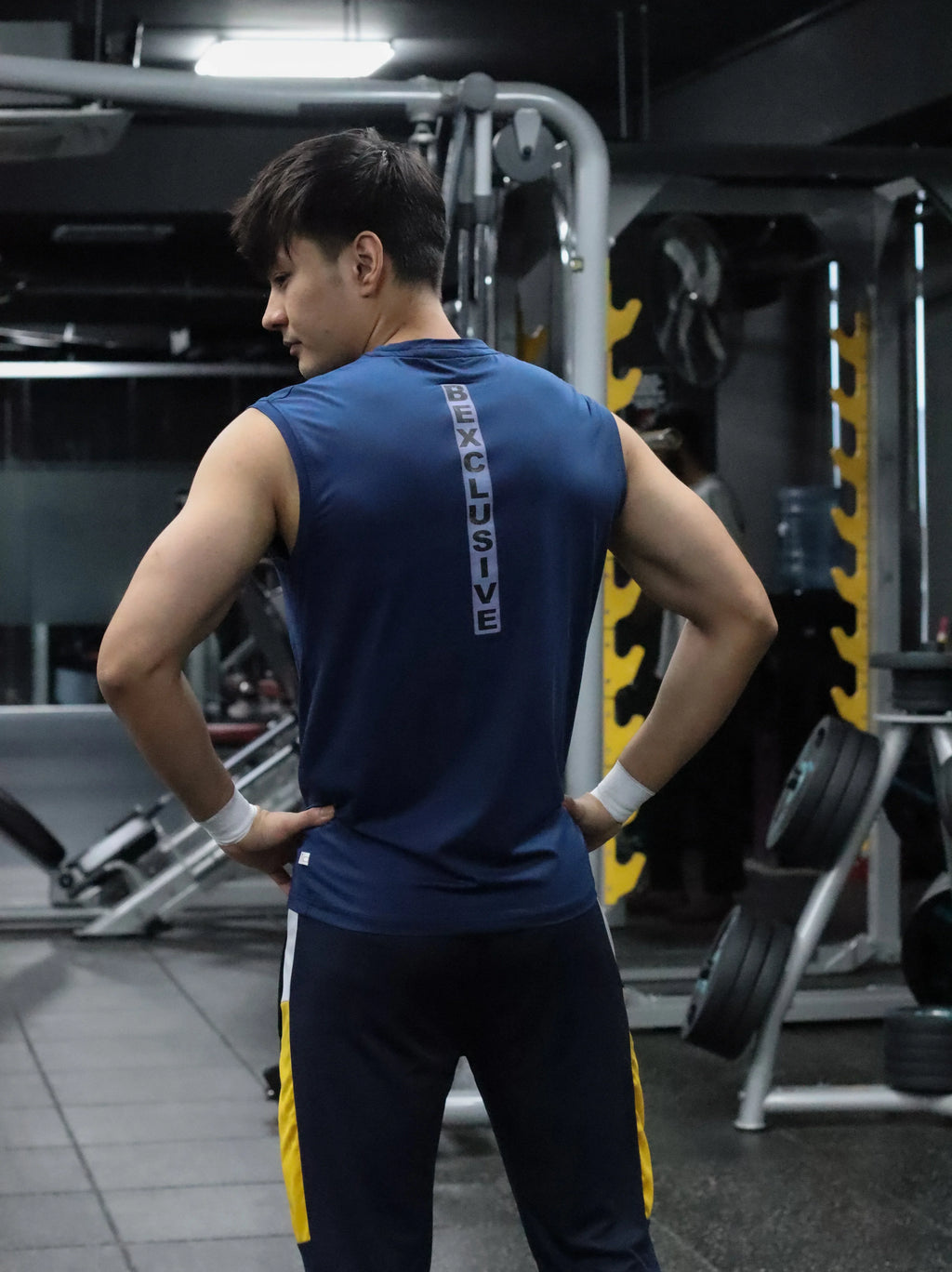 IQ-Blue Sleeveless Top