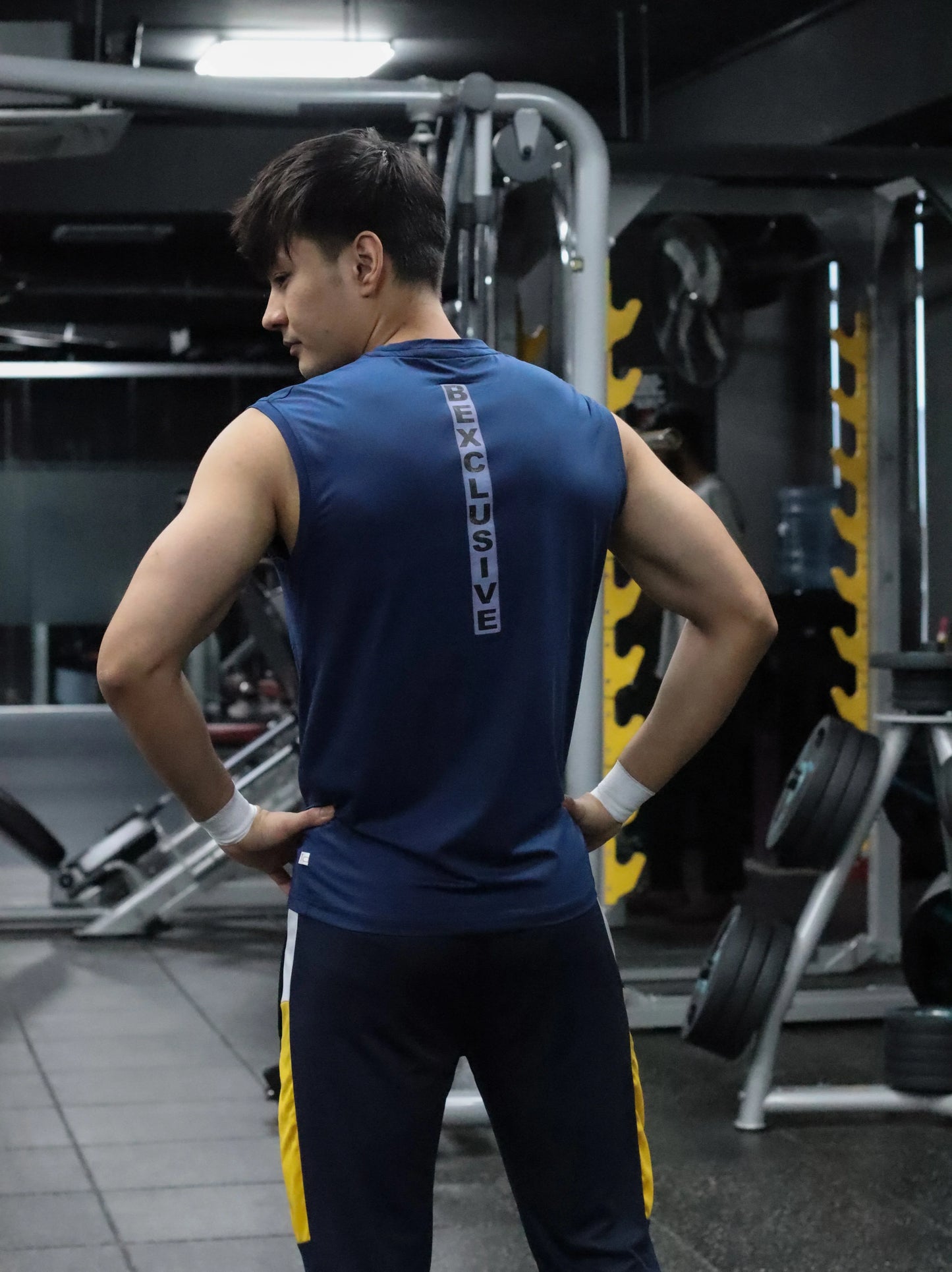 IQ-Blue Sleeveless Top