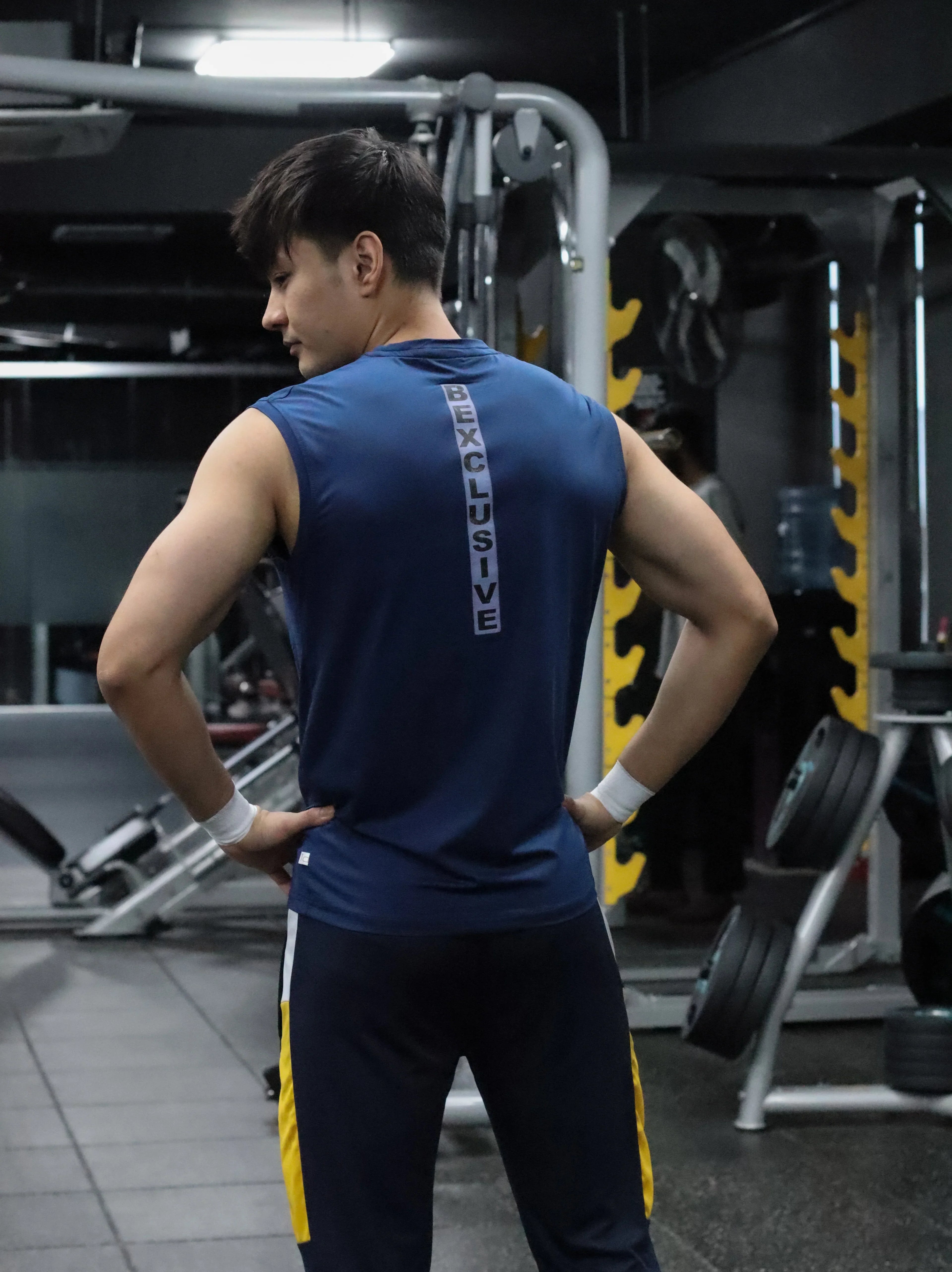 IQ-Blue Sleeveless Top