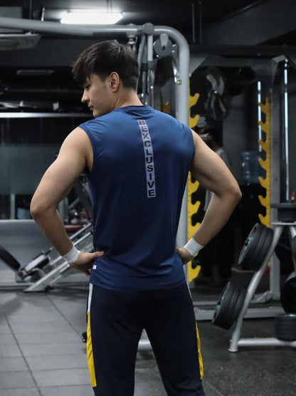 IQ-Blue Sleeveless Top