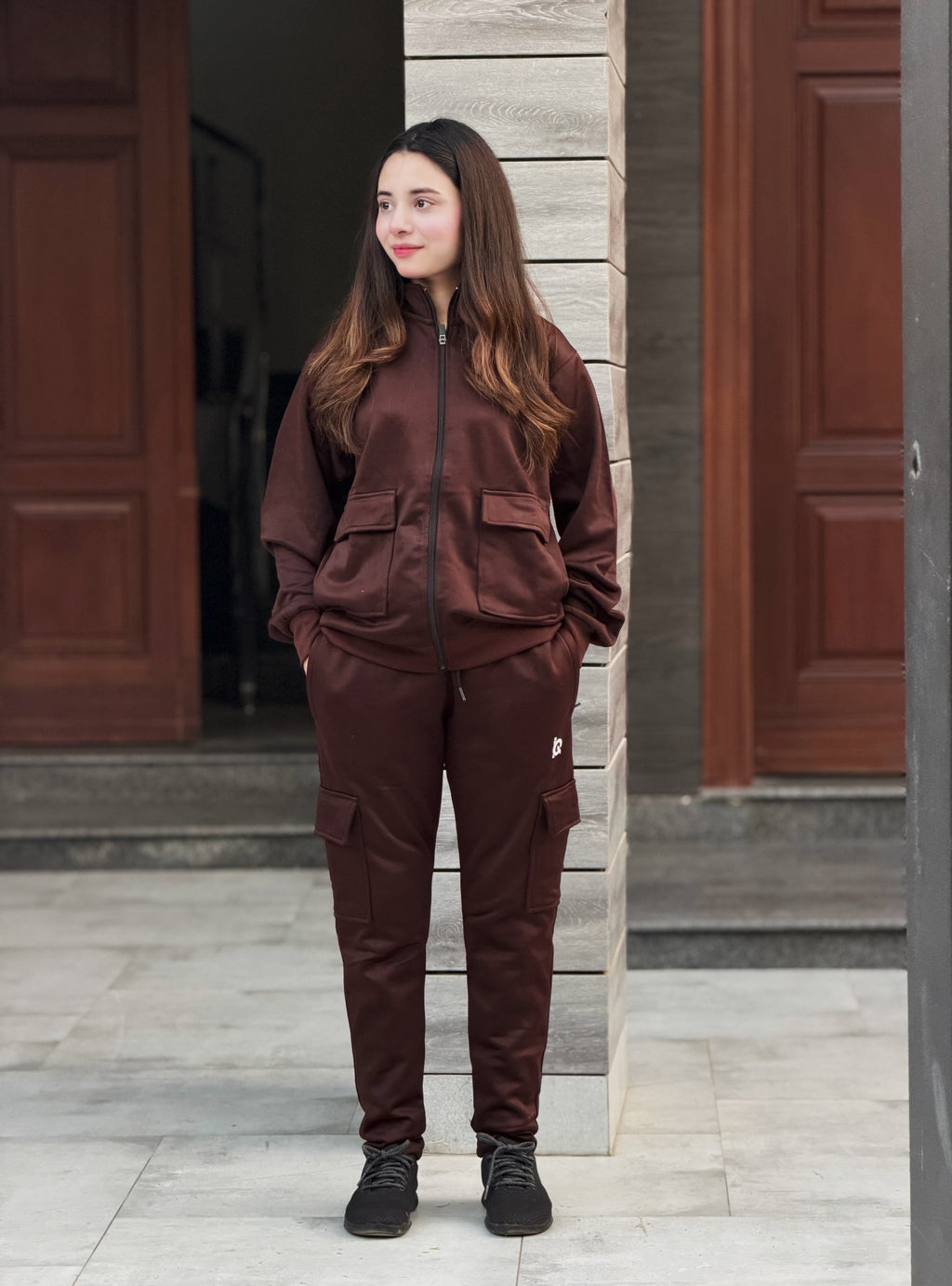 W-Cocoa Cargo Charm Tracksuit
