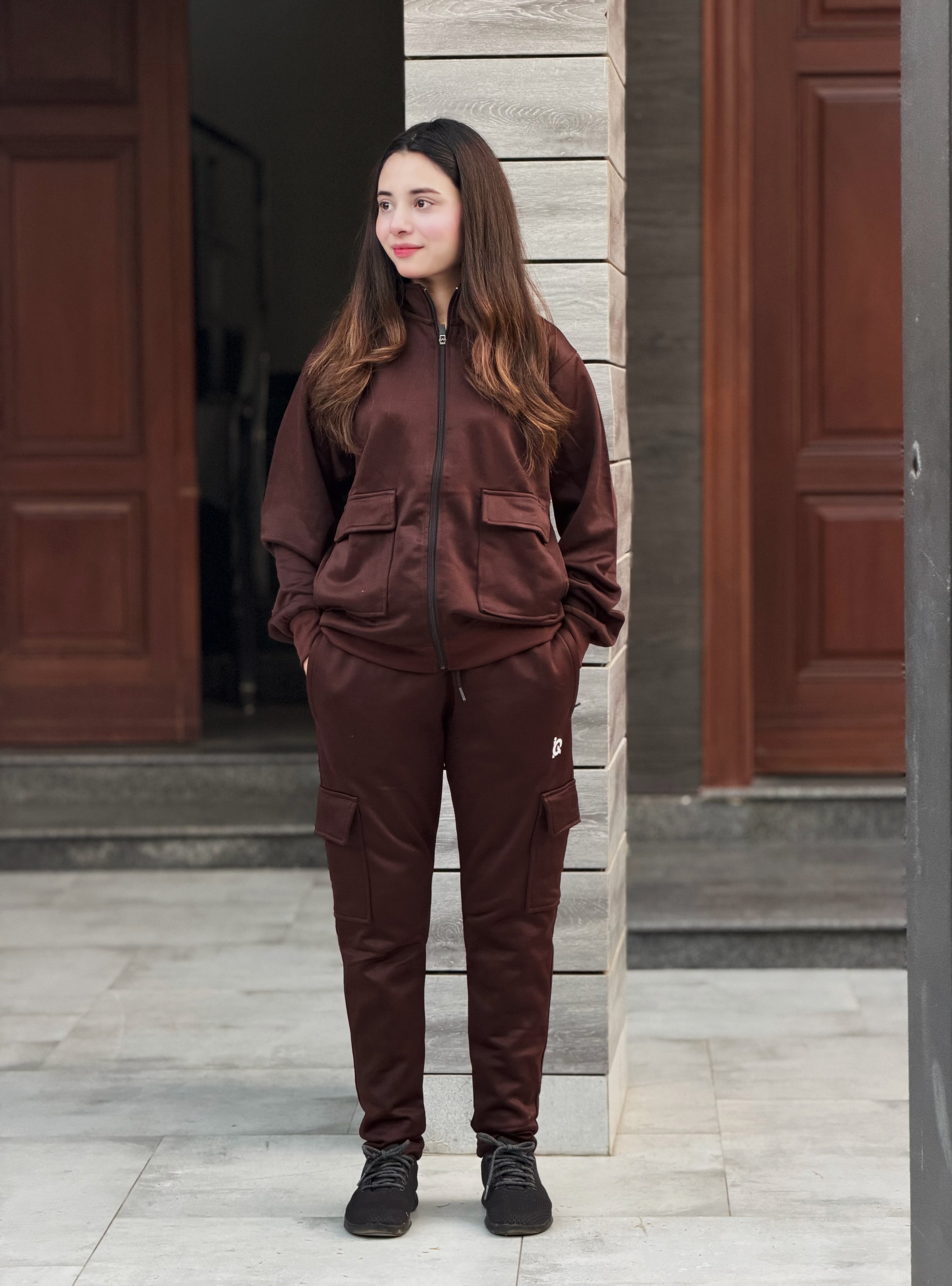 W-Cocoa Cargo Charm Tracksuit