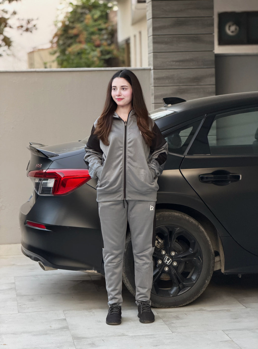 W-Grey Storm Tracksuit