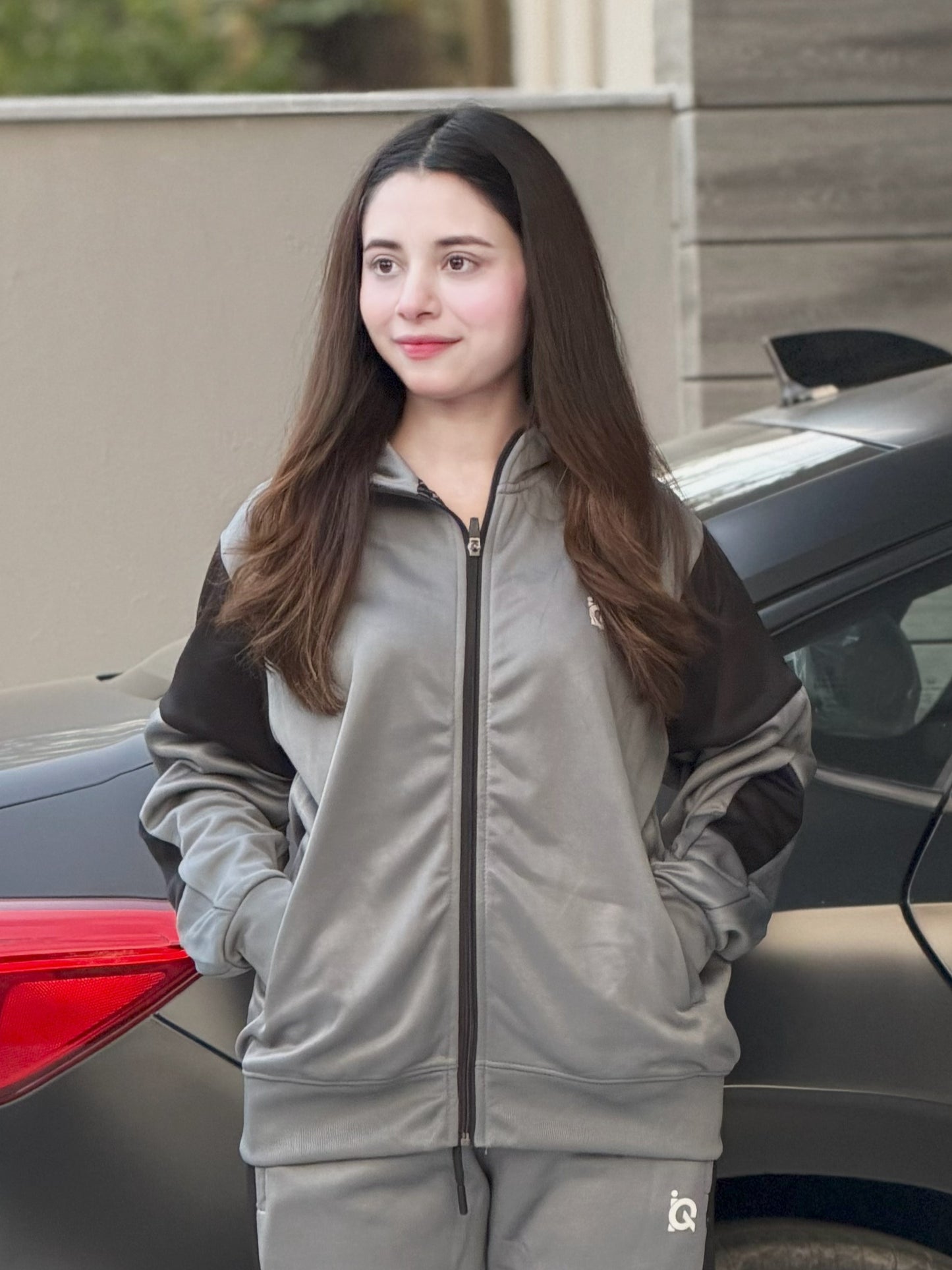 W-Grey Storm Zipper