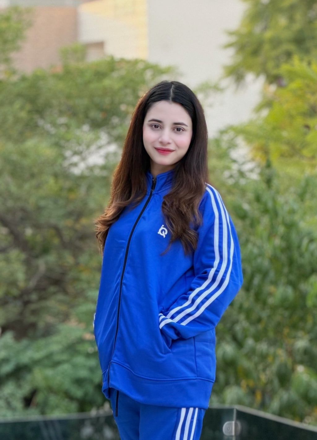 W-Elite Blue Tri Line Zipper