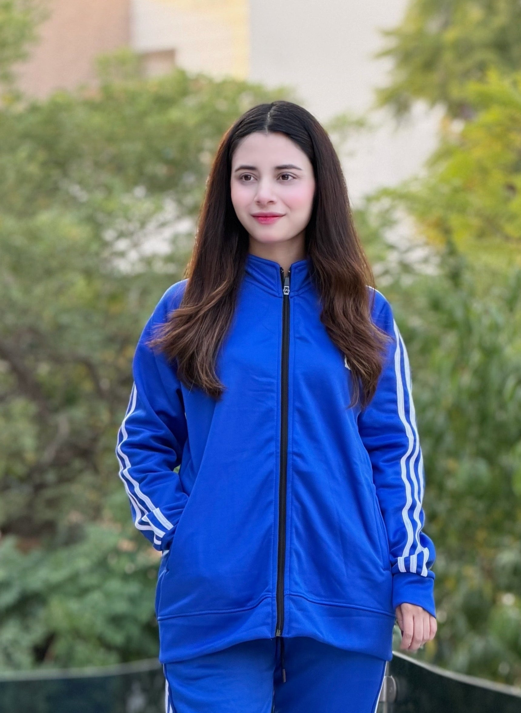 W-Elite Blue Tri Line Zipper