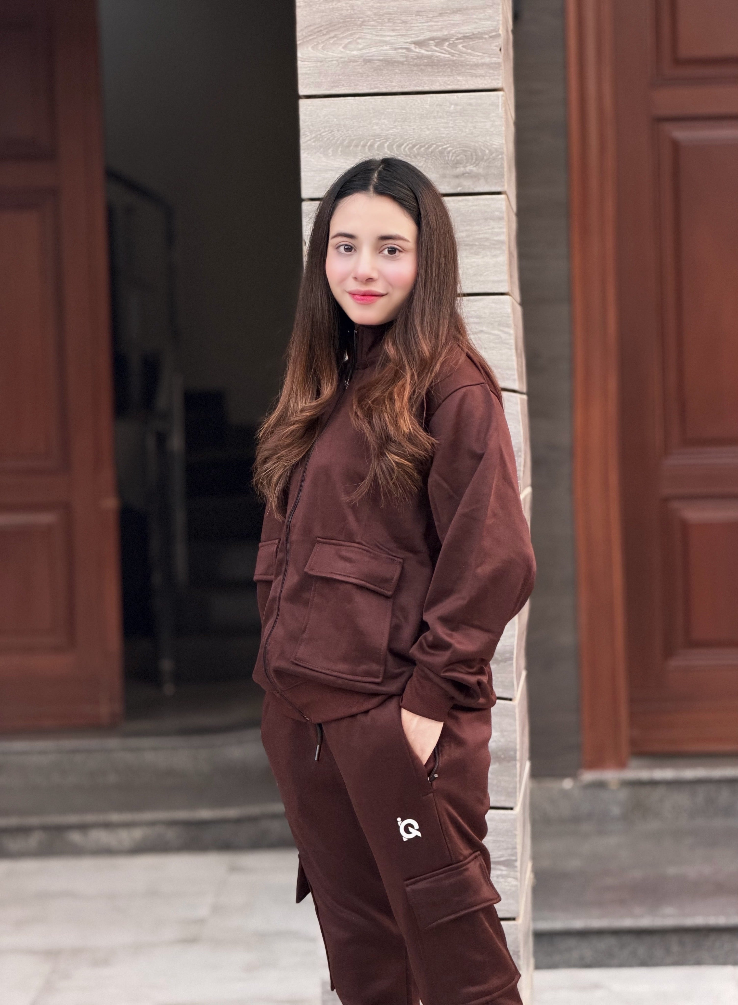 W-Cocoa Cargo Charm Tracksuit