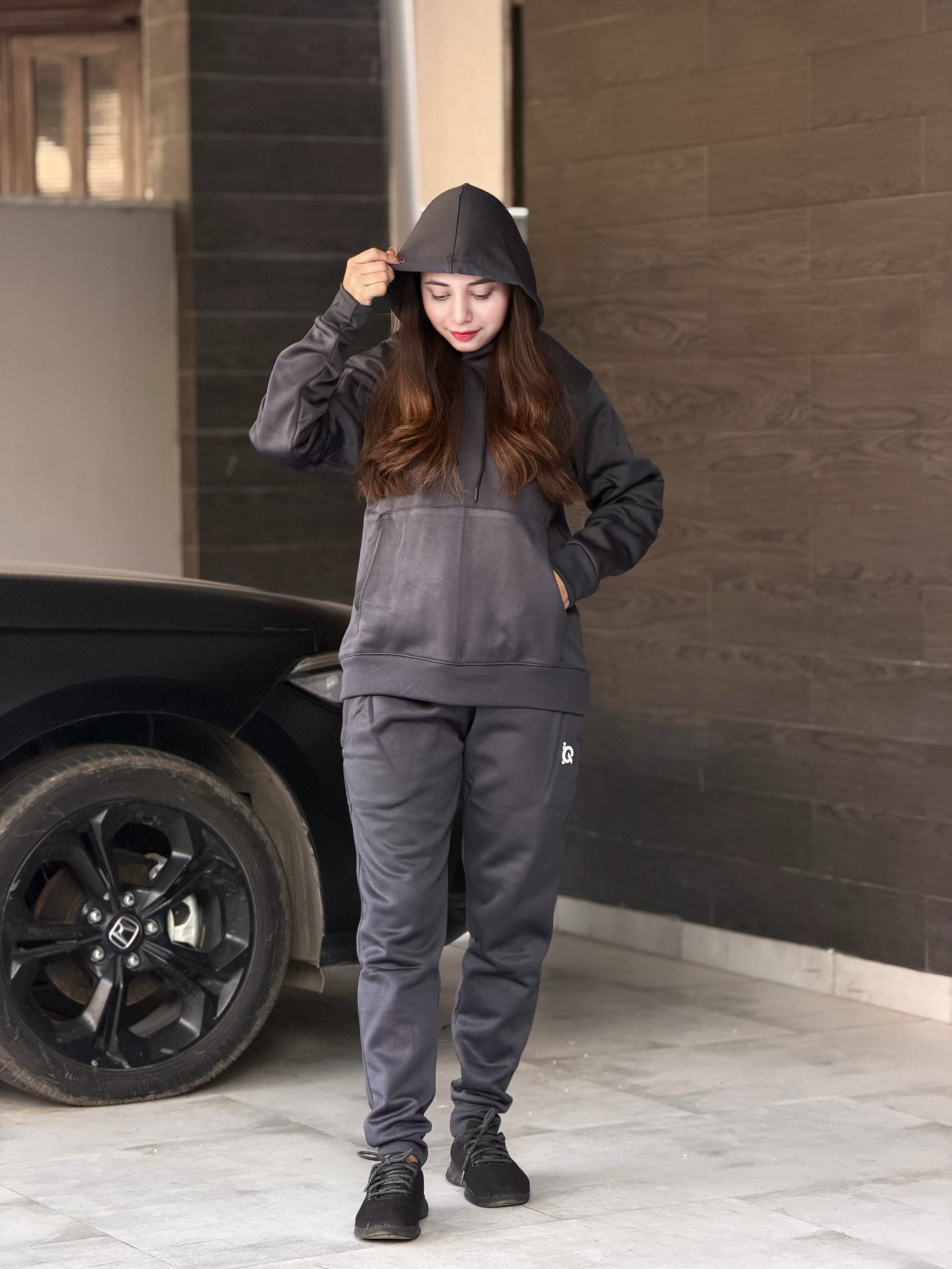 W-Graphite Hoodie Tracksuit