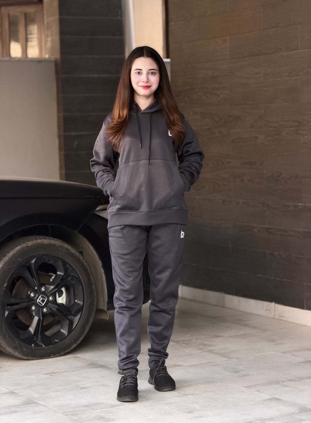 W-Graphite Hoodie Tracksuit