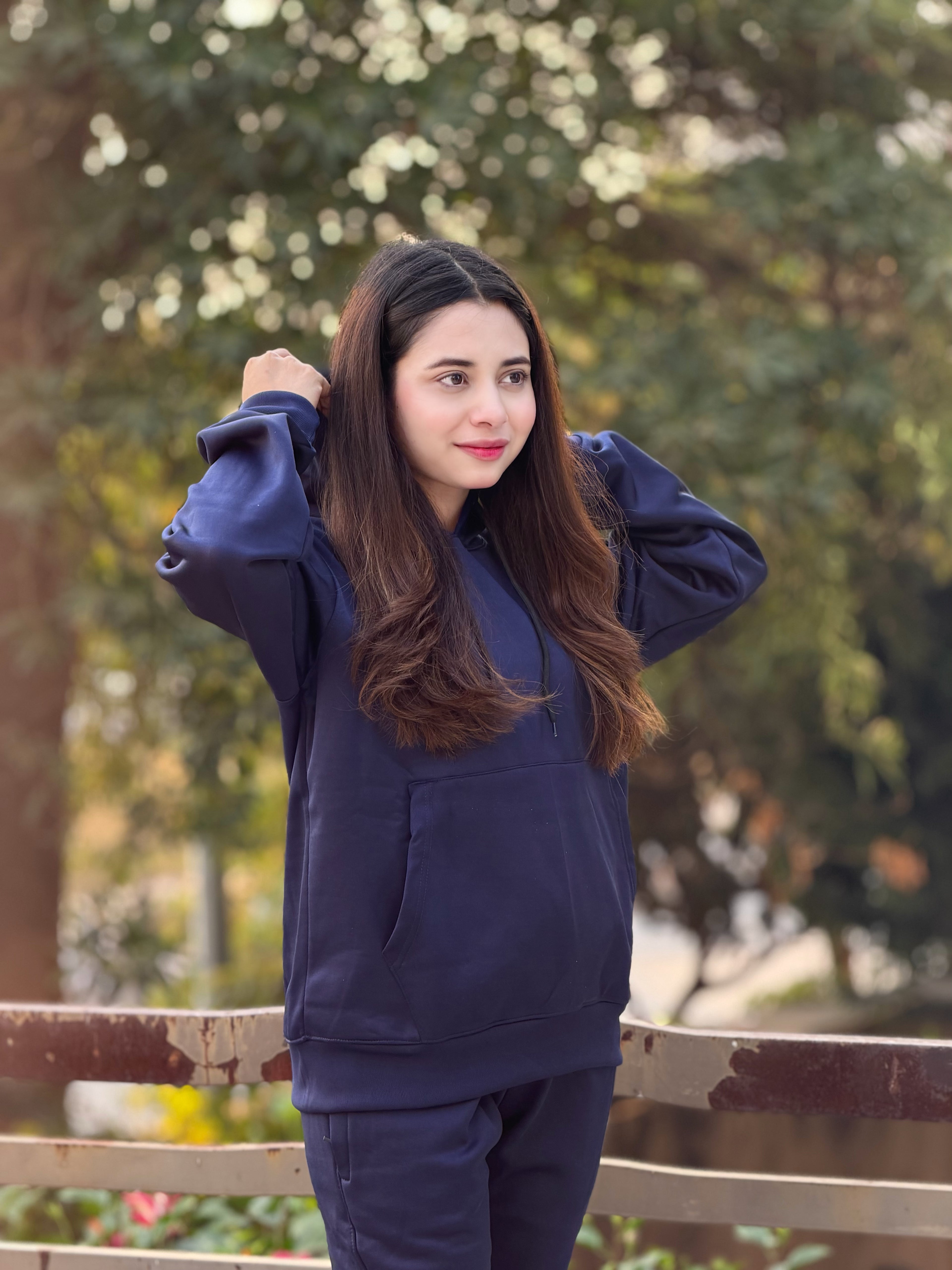 W-Navy Bliss Hoodie Tracksuit