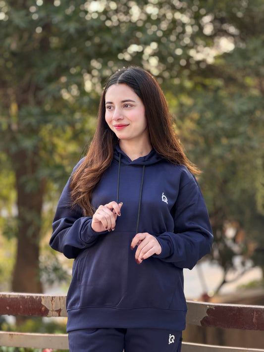 W-Navy Bliss Hoodie Tracksuit