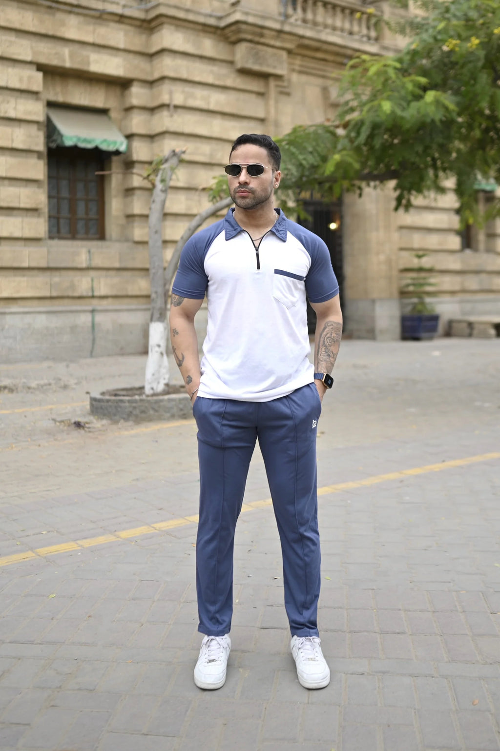 BlueMist - Premium Cotton Tracksuit