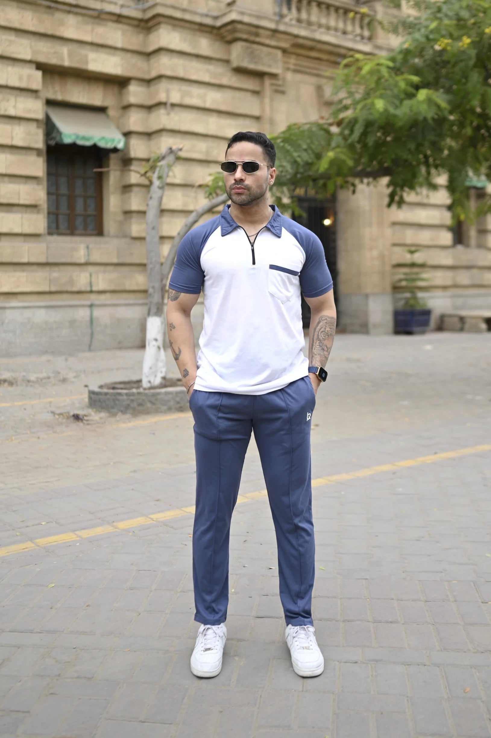 BlueMist - Premium Cotton Tracksuit