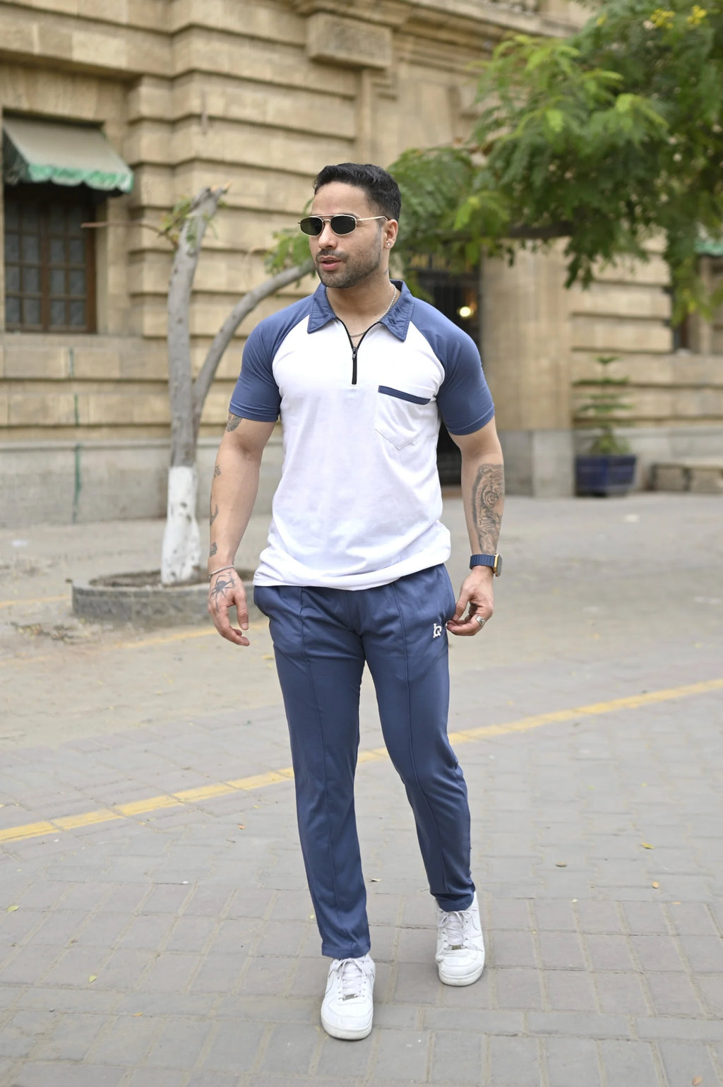 BlueMist - Premium Cotton Tracksuit