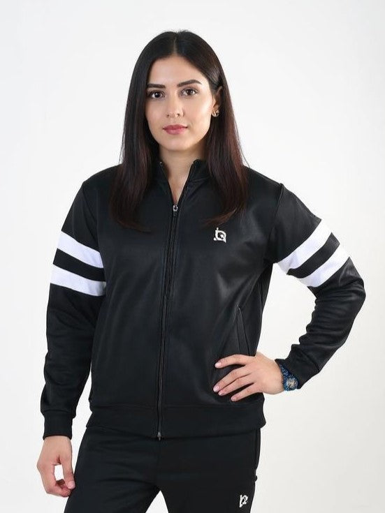 W-Contrast Band Zipper