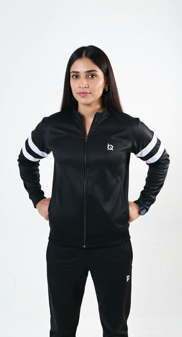 W-Contrast Band Zipper
