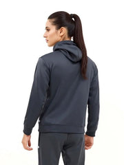 W-Grey Zip Hoodie