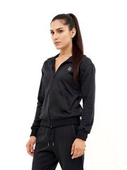 W-Sleek Black Full-Zip