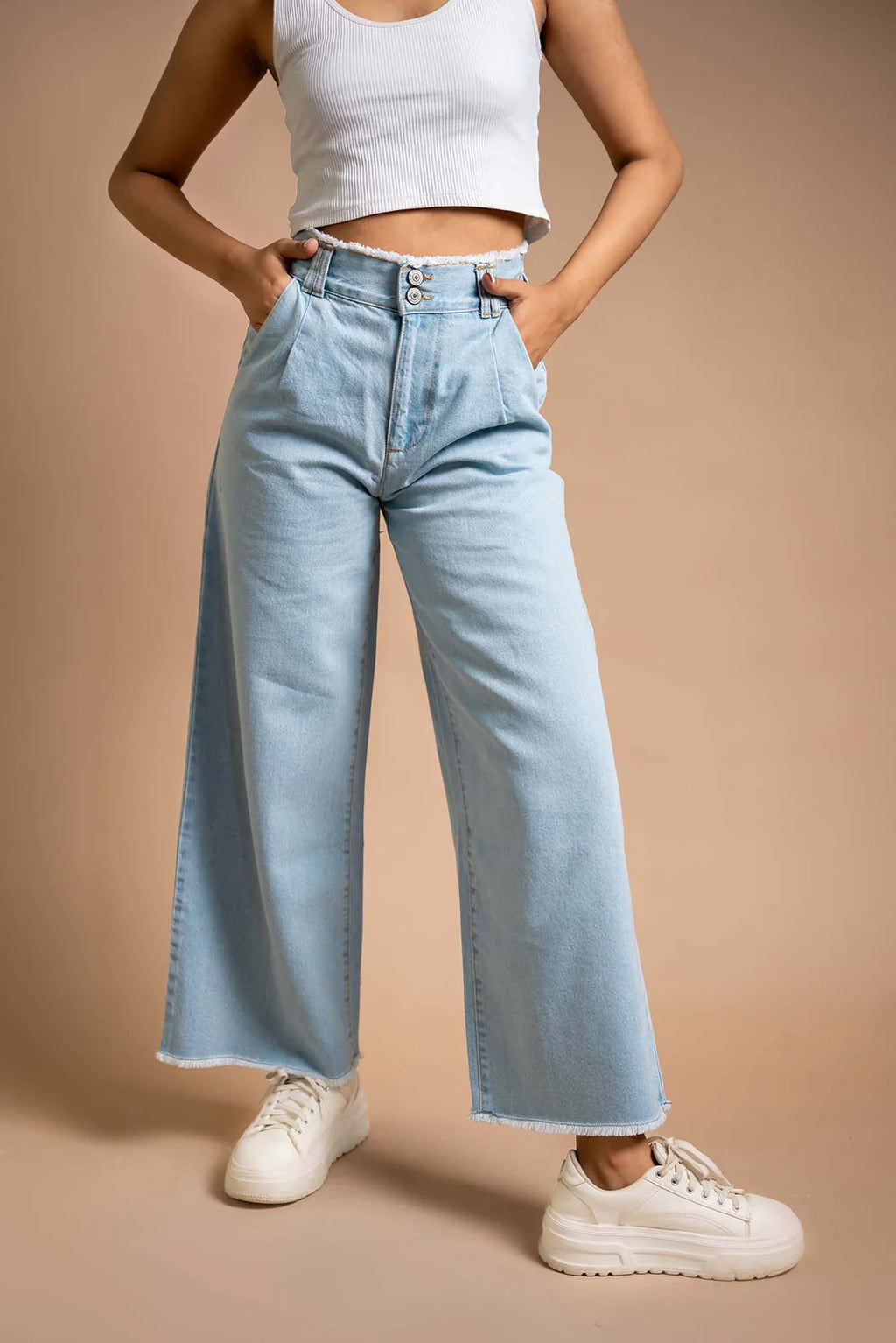 Wide leg Jeans Light Blue