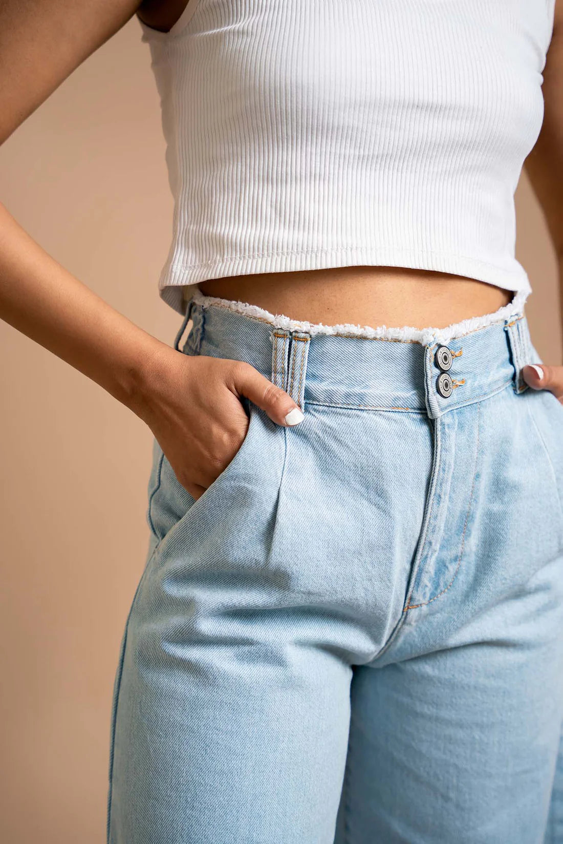 Wide leg Jeans Light Blue